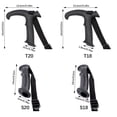 thumbnail image 5 of Lerpwige 2Lots Nonslip Walking Stick Handle Replacement Part Walking Canes Hand Grip Portables Hiking Poles Handle, 5 of 14