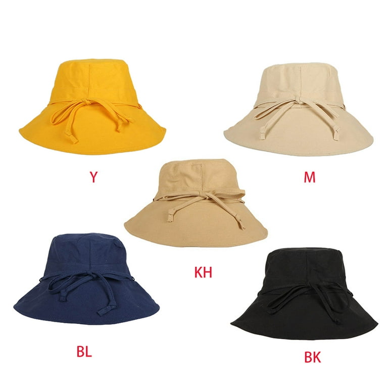 Ookwe Outdoor Fishing Sun Hat Wide Wired Brim Beach Hat Foldable Packable Summer Bucket Cap with Ribbon Strap for Women Men, adult Unisex, Size: One