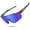Clear Gray Frame-dark Blue Mirror Lens, variant on Polarized Classic Retro Sunglasses for Men and Women, Trendy UV400 Protection Shades