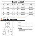 thumbnail image 2 of safuny Women's Trendy Mini Loose Dress Solid Color Sleeveless Crewneck Dress Drop Waist Ruffle Hem Retro Holiday Clothing Fashion Summer Black XL, 2 of 5