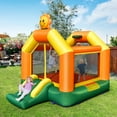 thumbnail image 3 of Gymax Inflatable Bounce Castle Jumping House Kids Playhouse w/ Slide & 480W Blower, 3 of 10