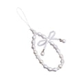 thumbnail image 3 of yotijay 2xBeaded Phone Charm Strap Hanging Phone Case Lanyard for Camera Phone Wallets White, 3 of 9