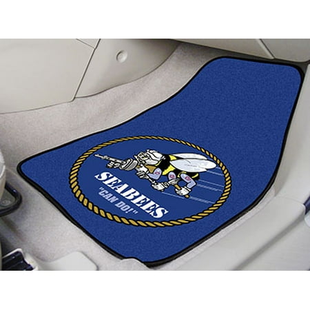 Navy 2 Pc Carpeted Car Mats 17 X27 Walmart Canada