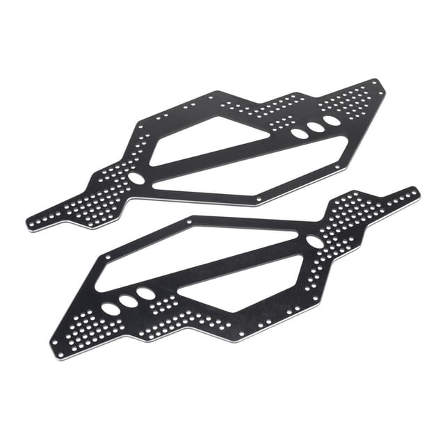 Precision-Machined Aluminum Frame for Axial SCX24 Enhanced Anodized Black Finish & Shock Mounts