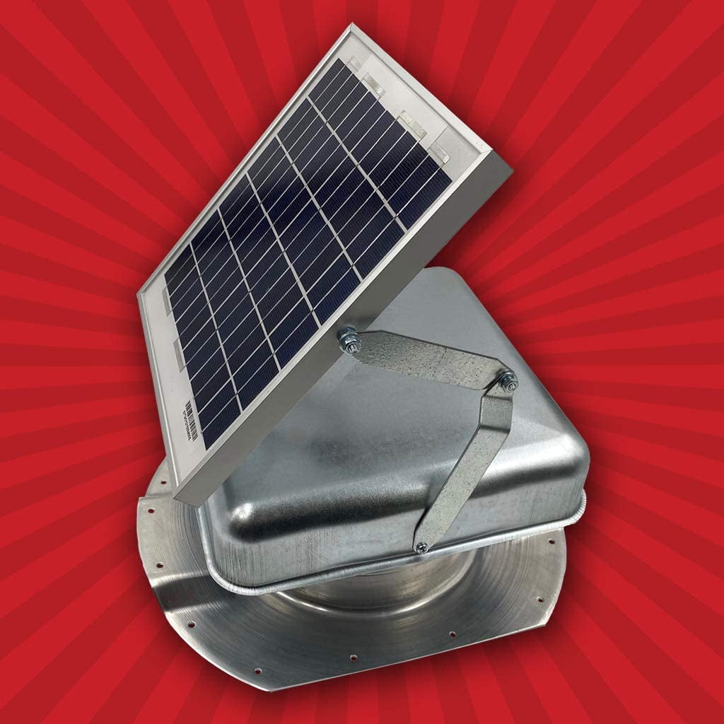 Solar Mega RoofBlaster Adjustable for 3.5” ribbed Conex Shipping Containers  (Galvanized) | Solar Roof Vent | Solar Roof Fan | Shipping Container  Exhaust Fan | Get rid of hot air with the sun's power - Walmart.com