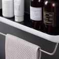 thumbnail image 4 of TKSE Estante de Almacenamiento montado en la Pared - Estante de Srorage Moderno con cojinete Fuerte ventilado para baño(Negro), 4 of 5