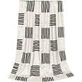 thumbnail image 2 of Yibo Checkered Plush Blanket Flannel Soft and Comfortable Anti-static Bed Sofa Blanket, 2 of 9