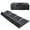 Black + 4PACK, variant on LuckyNote Tire Saver Ramps 2-Pack, Car Tire Wheel Ramps with Anti-Slip Curved Design, Interlocking for Long-Term Storage, Black