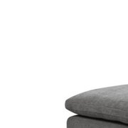 ACME Naveen Contemporary Linen Fabric Upholstered Modular Ottoman in Gray