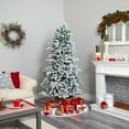 thumbnail image 7 of Nearly Natural 6' Prelit Flocked Fir Artificial Christmas Tree, 7 of 7