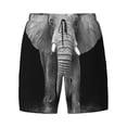 thumbnail image 4 of Lsque Mens Swim Trunks Indian Elephant Pattern - Bathing Suit Compression Liner - Beach Swim Shorts Swimwear - (S-3XL) - Stretch Quick Dry -X-Large, 4 of 9