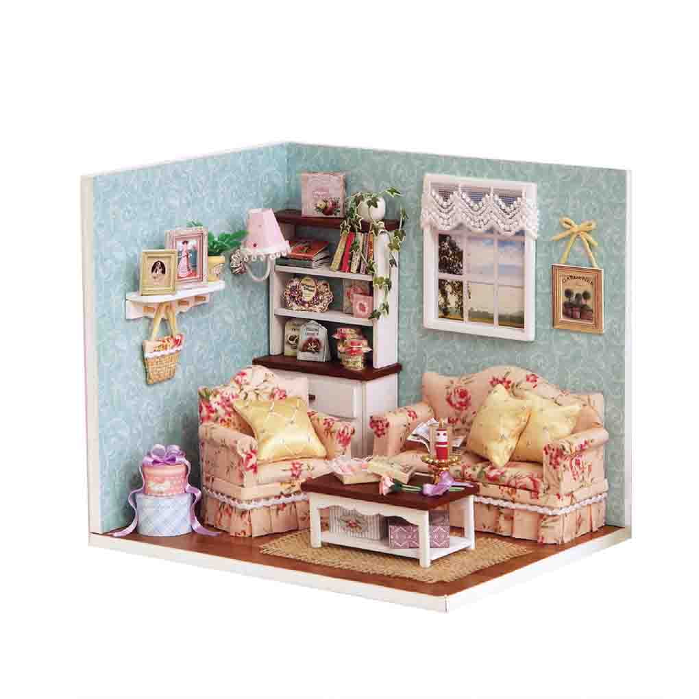 baby in the doll house