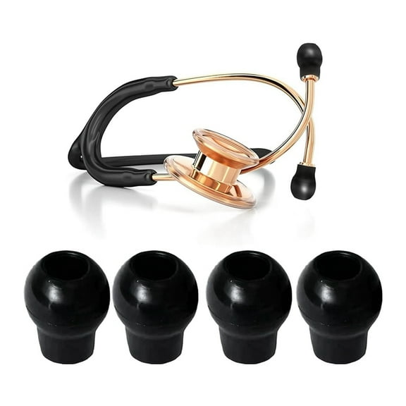 24 Pairs * Stethoscope Ear Tips-Black