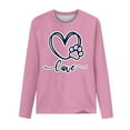 thumbnail image 4 of Elvqul Shirts for Women Crewneck Pullover Tops Soft Long Sleeve Stylish Ladies Shirts Casual, 4 of 4