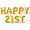 Gold, variant on Letter Balloons - HAPPY 21ST 16" Inch Alphabet Letters Foil Mylar Balloon 21st Birthday Party Banner (Gold)
