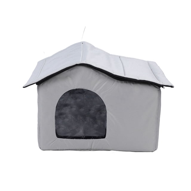 Maison Rafraîchissante pour Animaux, Tissu Oxford Rafraîchissant Longue Durée Maison pour Chat Intérieur Extérieur Résistant à l'Eau Abri pour Chien Chat avec 10 Packs de Glace pour Petits Moyens Grands Chiens
