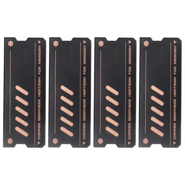 Copper Heatsink for Laptop Notebook SSD Thermal Pad Memory Card Cooler Radiator Coating Cooling Vest