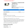 thumbnail image 2 of A/C Compressor - Compatible with 2004 - 2006 Ford F-150 2005, 2 of 2