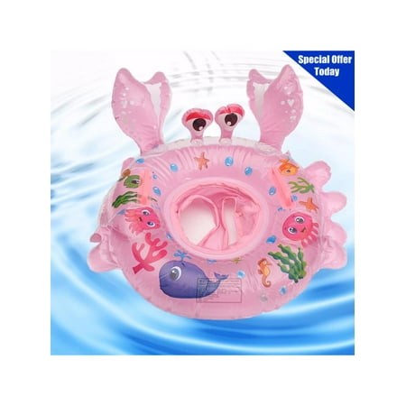 Halo Swim Training Baby Inflatable Swimming Float Ring Children Waist Inflatable Floats Swimming Pool Toys with Float Seat for Bathtub and Pools Swim Trainer of 6-30 months l Baby Swimming Float, In ()