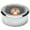 Silver-Diameter 1.5", variant on Round Small Loose Gemstone Display Box Case with Top Lids Silver
