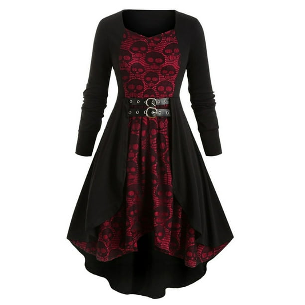 Victorian Gothic Boho Dress Women S Peasant Festival Long Sleeve Fair Cosplay Lace Gown Dress Walmart Com