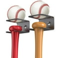 thumbnail image 4 of 2pcs Baseball Bat Wall Mount Hanger Vertical Baseball Holder Souvenir Stand black, 4 of 9