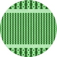 thumbnail image 1 of Ahgly Company Indoor Square Patterned ForestGreen Area Rugs, 3' Square, 1 of 6