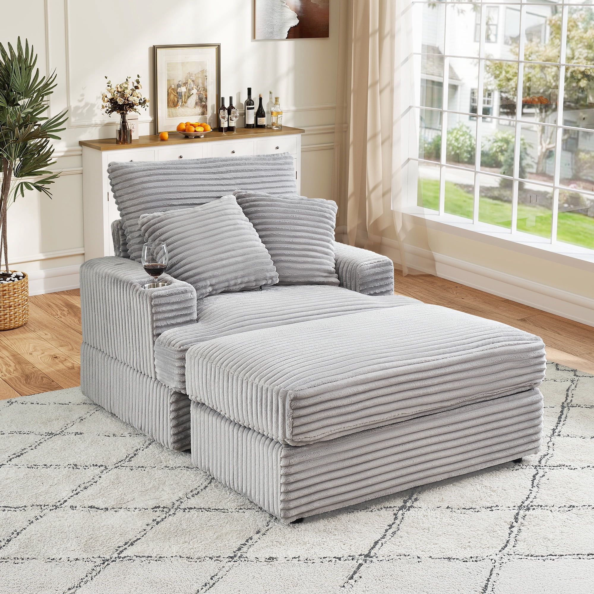ffh oversized chair with ottoman product