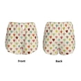 thumbnail image 5 of Picia Heart Polka Dot Pattern Women's 2 in 1 Athletic Running Shorts High Waisted Workout Casual Gym Sweat Shorts with Comfy Liner Zipper Pockets-XX-Large, 5 of 9