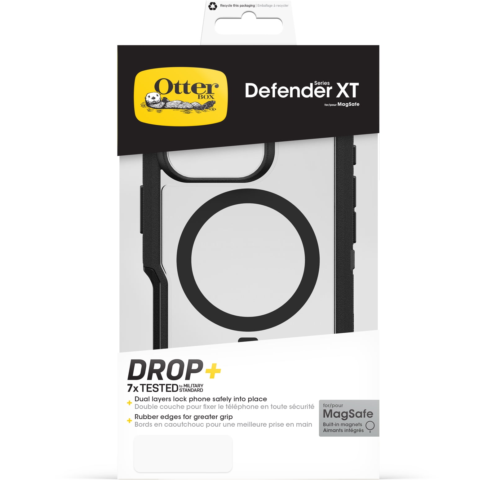 OtterBox Defender Series Pro XT Clear Case for MagSafe for iPhone 16 Pro - Clear