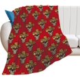 thumbnail image 4 of Manta de calavera de México Manta mexicana para tirar Regalos para mujeres Hombres Manta suave para sofá Manta para viajes Camping Cama Manta para el hogar Coche, 4 of 8