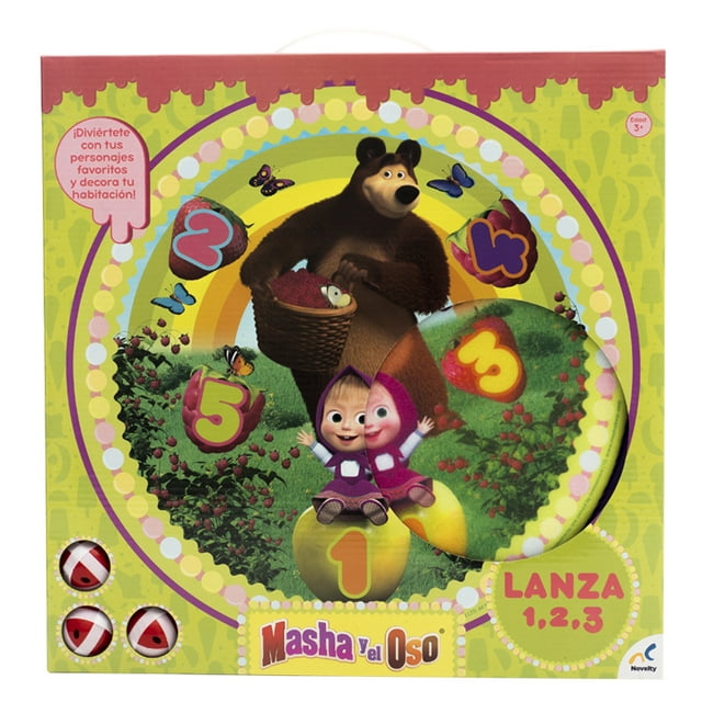 Lanza 1-2-3 Masha y El Oso Novelty RO-1926