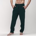 thumbnail image 2 of Men's Casual Pants Men's Autumn And Winter Slacks Tracksuit Pants With Pocket Stylish Jeans Cropped Army Green 33, 2 of 9