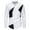 White, variant on JURANMO Fashion Slim Fit Cotton Shirts for Men Color Block Long Sleeve Button Shirts Lapel Business Casual Shirts Lightning Deals White L