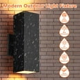 TRAHOOOutdoor Wall Lights, Waterproof Exterior Light Fixture for House
