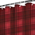 thumbnail image 3 of Red Black Checkerboard Checkered Pattern Shower Curtain 84"x72" ,Bathroom Decorative Shower Curtains Set with 12 Hooks,Modern Waterproof Washable Shower Curtain, 3 of 6