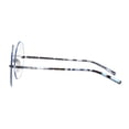 thumbnail image 4 of 4 Pairs of TR90 Ultra-light Anti-blue Light Blue Reading Glasses for Women Circle Round Fashion HD Tortoise Readers +3.50, 4 of 5