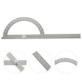 thumbnail image 2 of MasteelfCA Stainless Steel Protractor 180 Degrees Round Head Angle Ruler Finder 15cm Metric Adjustable General Measuring Tool, 2 of 7