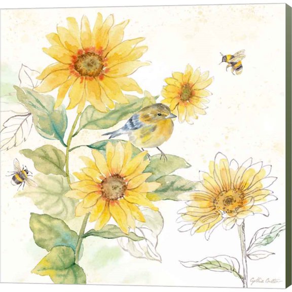 Great Art Now Be My Sunshine II by Cynthia Coulter, Canvas Wall Art, 12W x 12H
