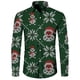 thumbnail image 5 of Camisa de manga larga para hombre, regalo de Año Nuevo 2024, camisa con estampado 3D de temática navideña, camisa informal de fiesta de talla grande para hombre S-5XL, 5 of 5