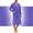 Purple, variant on EA'S SECRET 100% Cotton Mens Robe Lightweight Long Kimono Bathrobe with Pockets Cozy Knit Spa Robes Breathable Shower Bath Robes(Deep Gray,M)