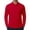 Red, variant on SUYIDA Mens Long Sleeve Polo Shirts Classic Casual Blend Knitwear Top for Work Weekend Outdoor Fall Activities Loose Fit Long Sleeve Polo