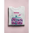 thumbnail image 3 of Retro Party Time Poster Sweatshirt Women -Image by Shutterstock, Female XX-Large, 3 of 4