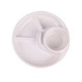 thumbnail image 1 of 5-grid Plastic Children Food Tray Picnic Barbecue Divided Plate For Home Decor, 1 of 5