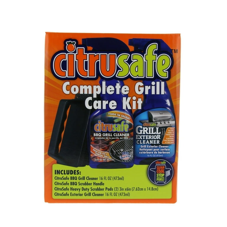 Bryson Industries Grill Cleaning Spray - BBQ Grid and Grill Grate Cleanser by Citrusafe (23 oz) (2, 23 oz)