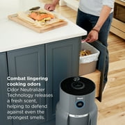 Shark NeverChange MAX 1200 Sq Ft HEPA Air Purifier, 5-Year HEPA-Exceeding Filter, Captures Pollutants, Pet Dander, Dust, and Smoke, HP300 Charcoal Gray