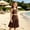 Brown, variant on Liyamei Toddler Girls Outfits, Kids Summer Set, Solid Sleeveless Crop Top with High Waist Ruffle Skirt Brown 7-8 Years