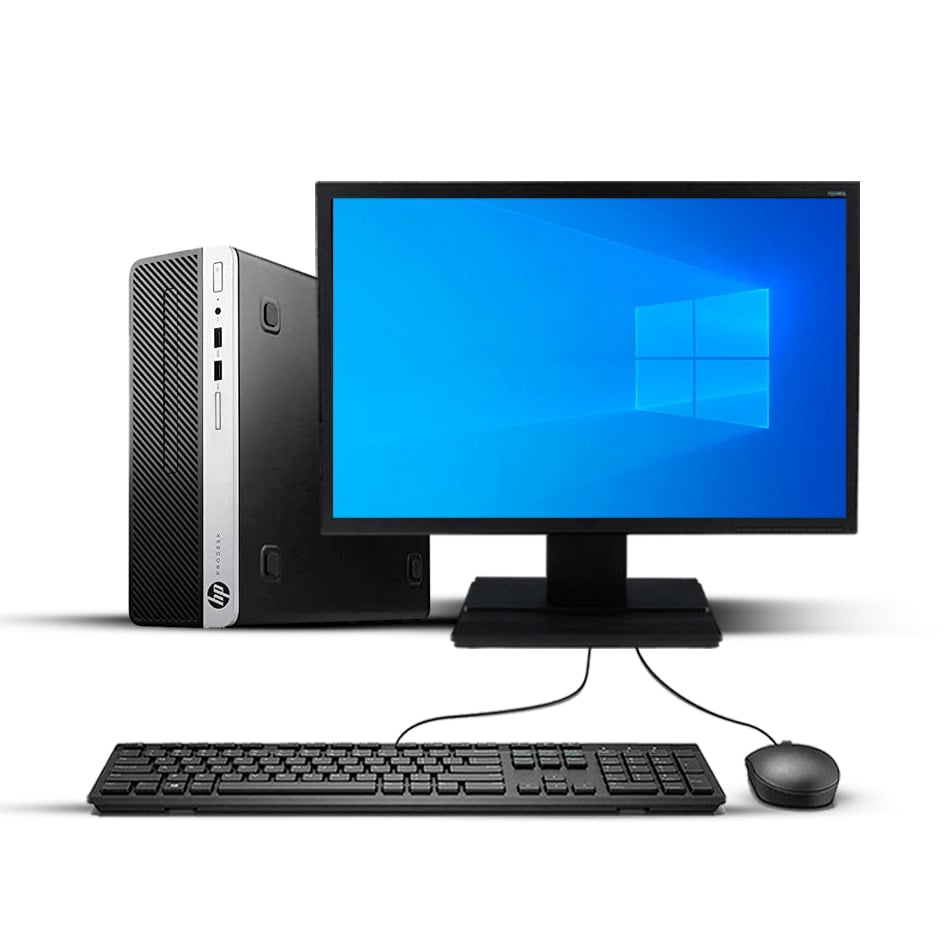 Combo Monitor Pc Desktop Prodesk 400 G5 Sff (I5 8Gb 1Tb)+ Teclado & Mouse Reacondicionado Grado A