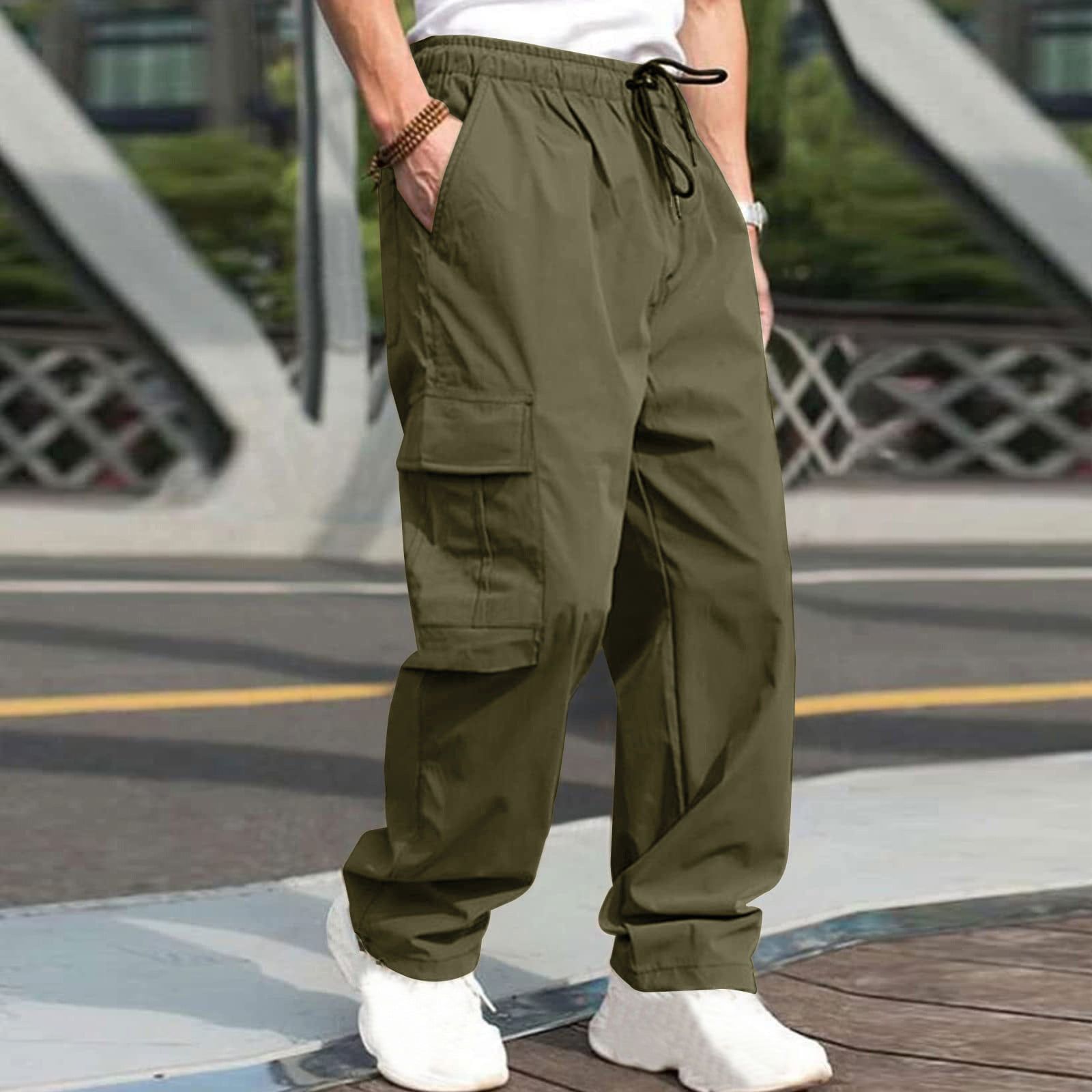 Men's Cargo Cargo Lightweight Work Pants Hiking Ripstop Cargo Pants Relaxed  Fit Mens Cargo Pant-Reg and Big and Tall Sizes Cargo Pants for Men