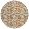 thumbnail image 2 of Addison Rugs Chantille Indoor/Outdoor Transitional Casual Paprika Machine Washable Round Rug, 8' x 8', 2 of 7
